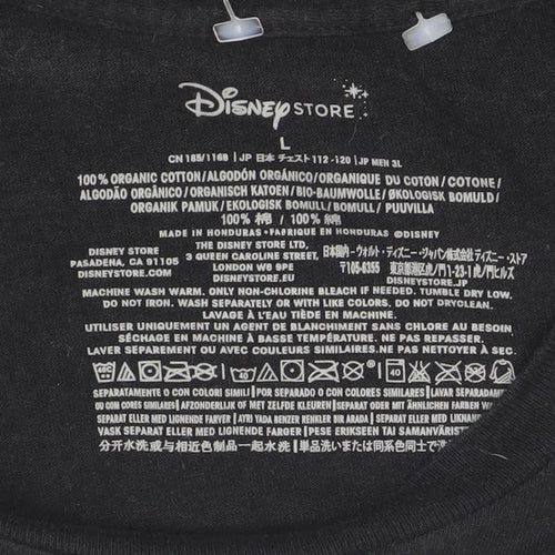 Disney Store Men’s Black The Lion King Graphic Cotton T-Shirt L