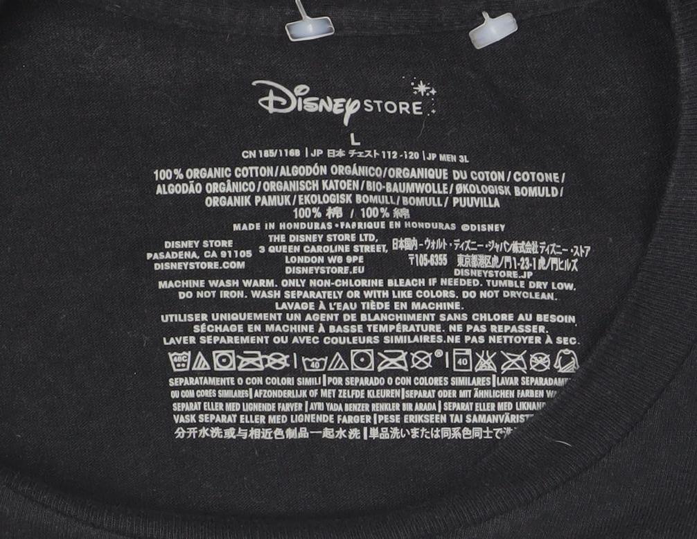 Disney Store Men’s Black The Lion King Graphic Cotton T-Shirt L