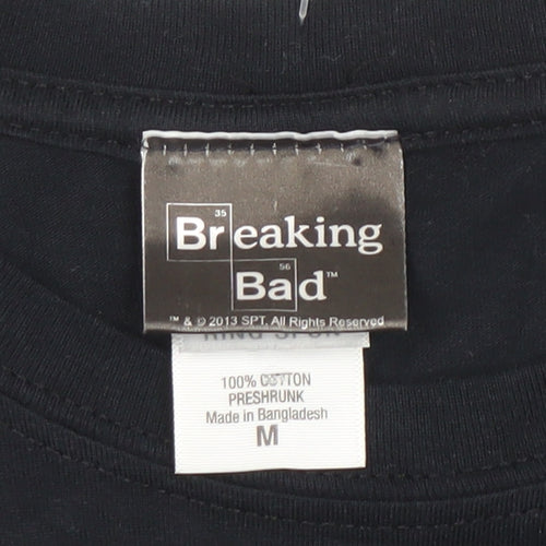 Breaking Bad Men's Black Crew Neck Graphic T-Shirt Size M