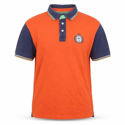 Marks and Spencer Blue Harbour Men's Orange Tailored Fit Polo Shirt M
