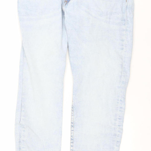 ZARA Women's Blue Light Wash Skinny Jeans Size 8