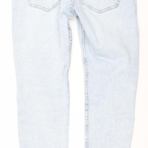 ZARA Women's Blue Light Wash Skinny Jeans Size 8
