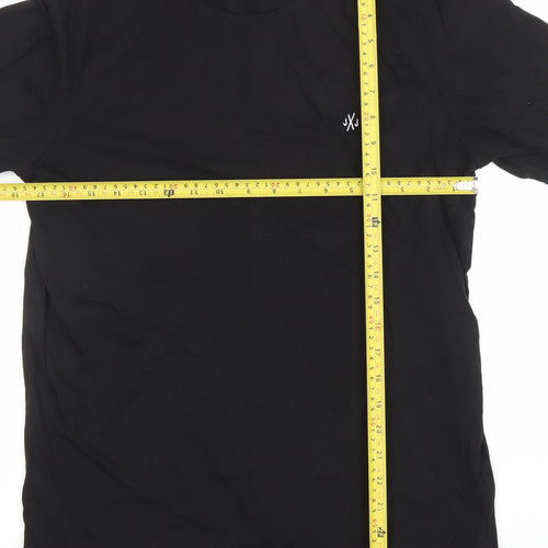 Jack & Jones Men's Black Crew Neck Cotton T-Shirt Size L