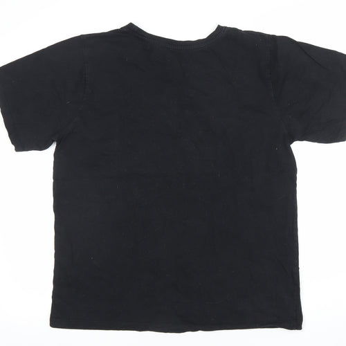 Tommy Hilfiger Men's Black XL 1985 Logo Graphic Cotton T-Shirt