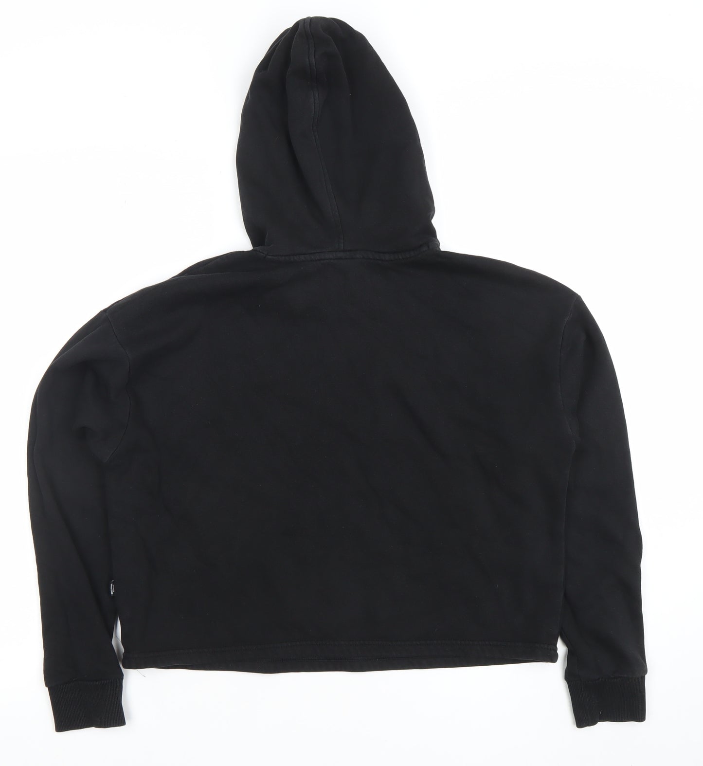 Puma Womens Black XS Pullover Hoodie Sweatshirt Athletic Logo