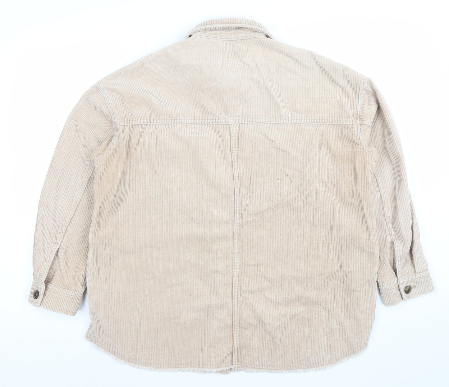 ZARA Women’s Beige Corduroy Button-Up Jacket XS