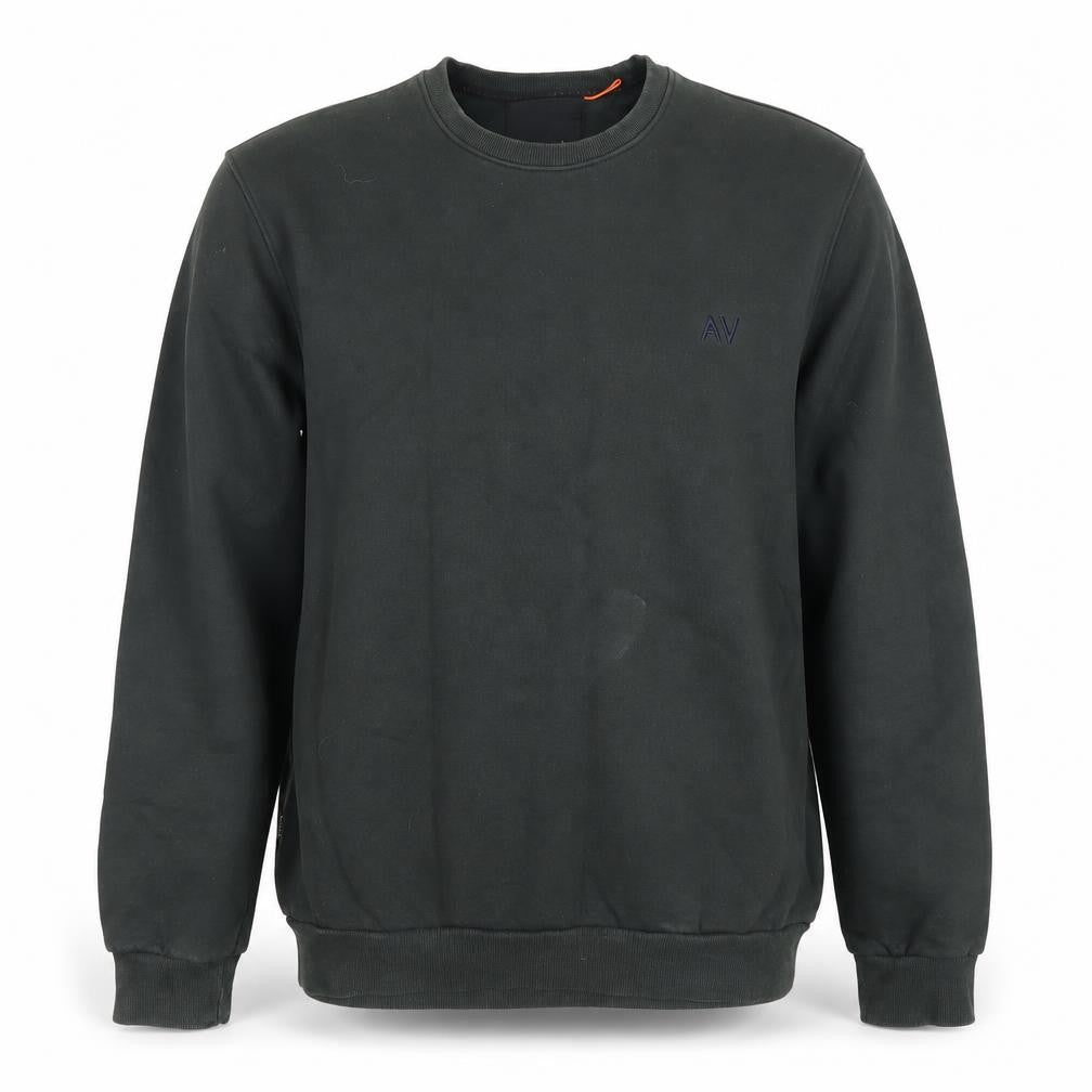 Front view of Aventura Men’s Green XL Crew Neck Sweatshirt Regular Fit