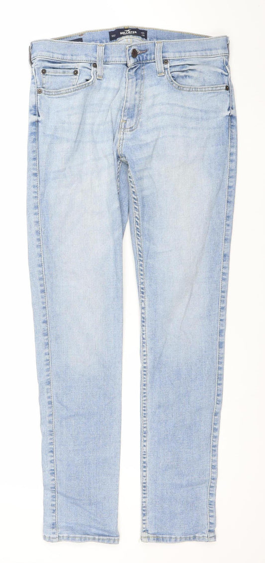 Hollister Men’s Light Blue Slim Fit Skinny Denim Jeans W31 L32