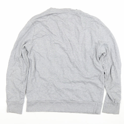 Levi's Men's Grey Cotton Crew Neck Pullover Sweatshirt Size S