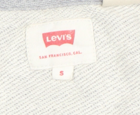Levi's Men's Grey Cotton Crew Neck Pullover Sweatshirt Size S