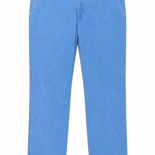 Bugatti Men's Blue Cotton Stretch Chino Trousers 34x34 Regular Fit
