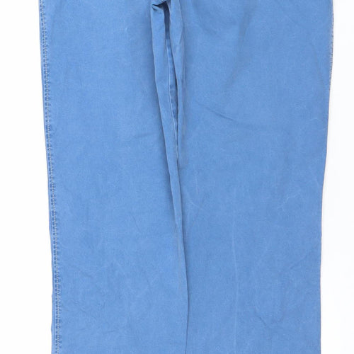 Bugatti Men's Blue Cotton Stretch Chino Trousers 34x34 Regular Fit