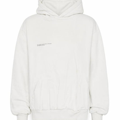 Pangaia Women White Organic Cotton Pullover Hoodie Size M