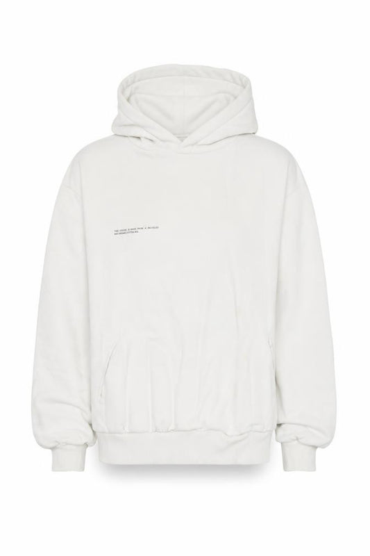 Pangaia Women White Organic Cotton Pullover Hoodie Size M