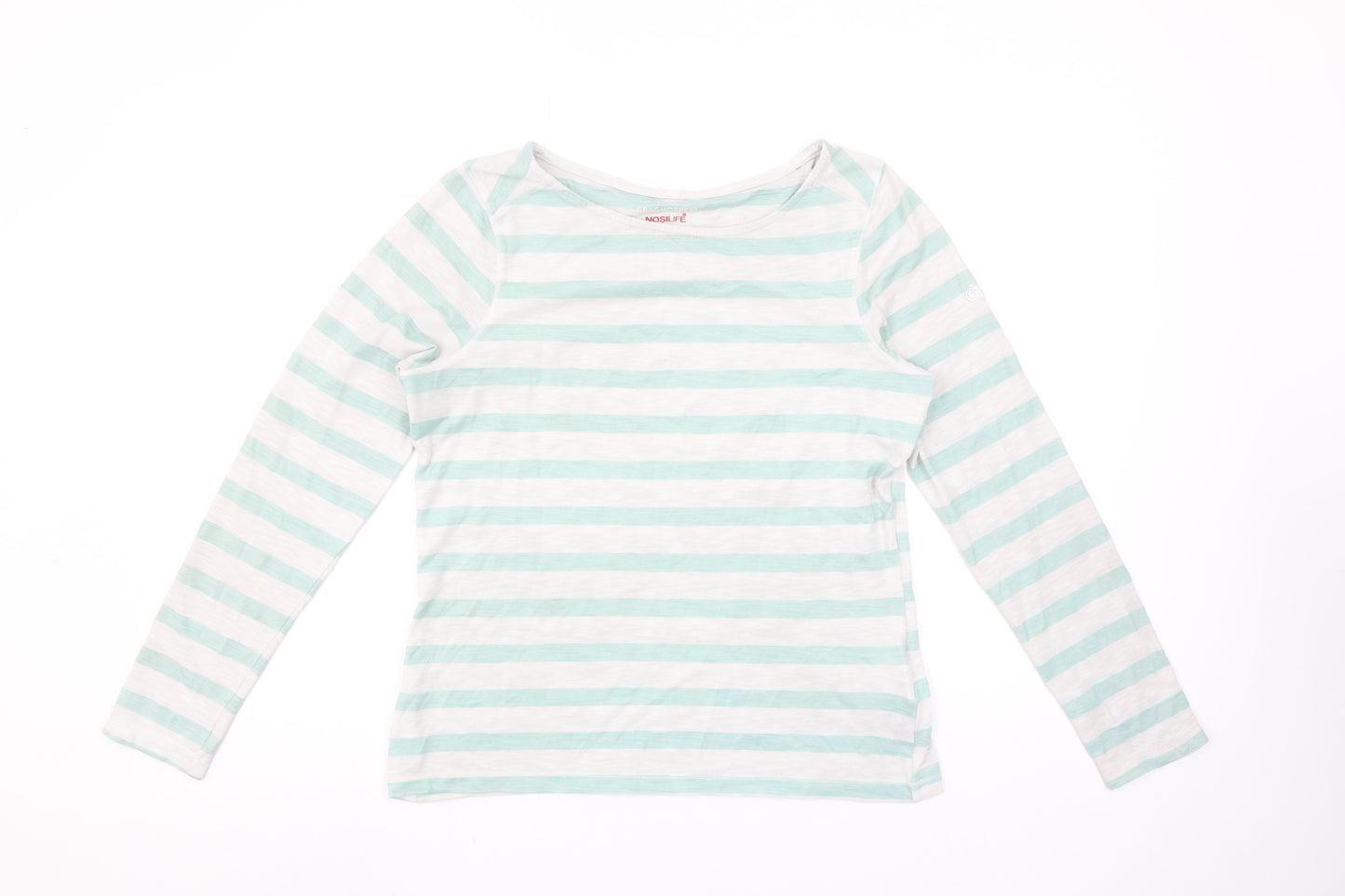 Craghoppers Women's Multicoloured Striped Long Sleeve T-Shirt Size 10