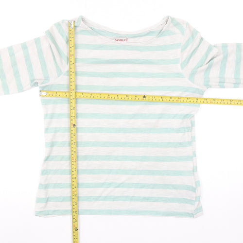 Craghoppers Women's Multicoloured Striped Long Sleeve T-Shirt Size 10