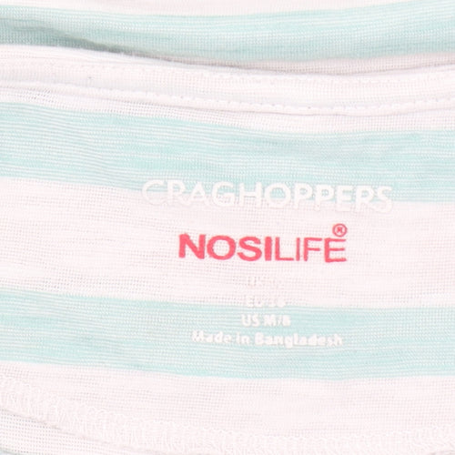 Craghoppers Women's Multicoloured Striped Long Sleeve T-Shirt Size 10