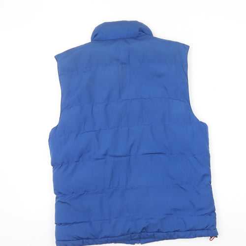 TOG24 Boys Blue Padded Bodywarmer Gilet 13 Years 158cm Polyester