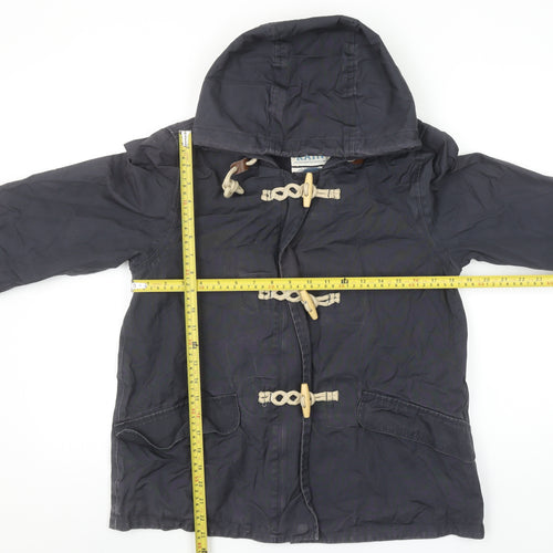 Seasalt Cornwall Women's Blue Hooded Toggle Jacket Size 12