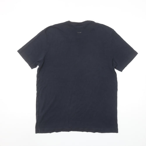BOSS Men's Black XL Crew Neck Cotton Jersey T-Shirt