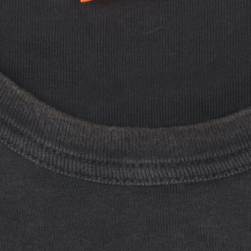 BOSS Men's Black XL Crew Neck Cotton Jersey T-Shirt