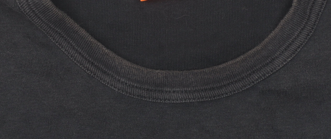BOSS Men's Black XL Crew Neck Cotton Jersey T-Shirt