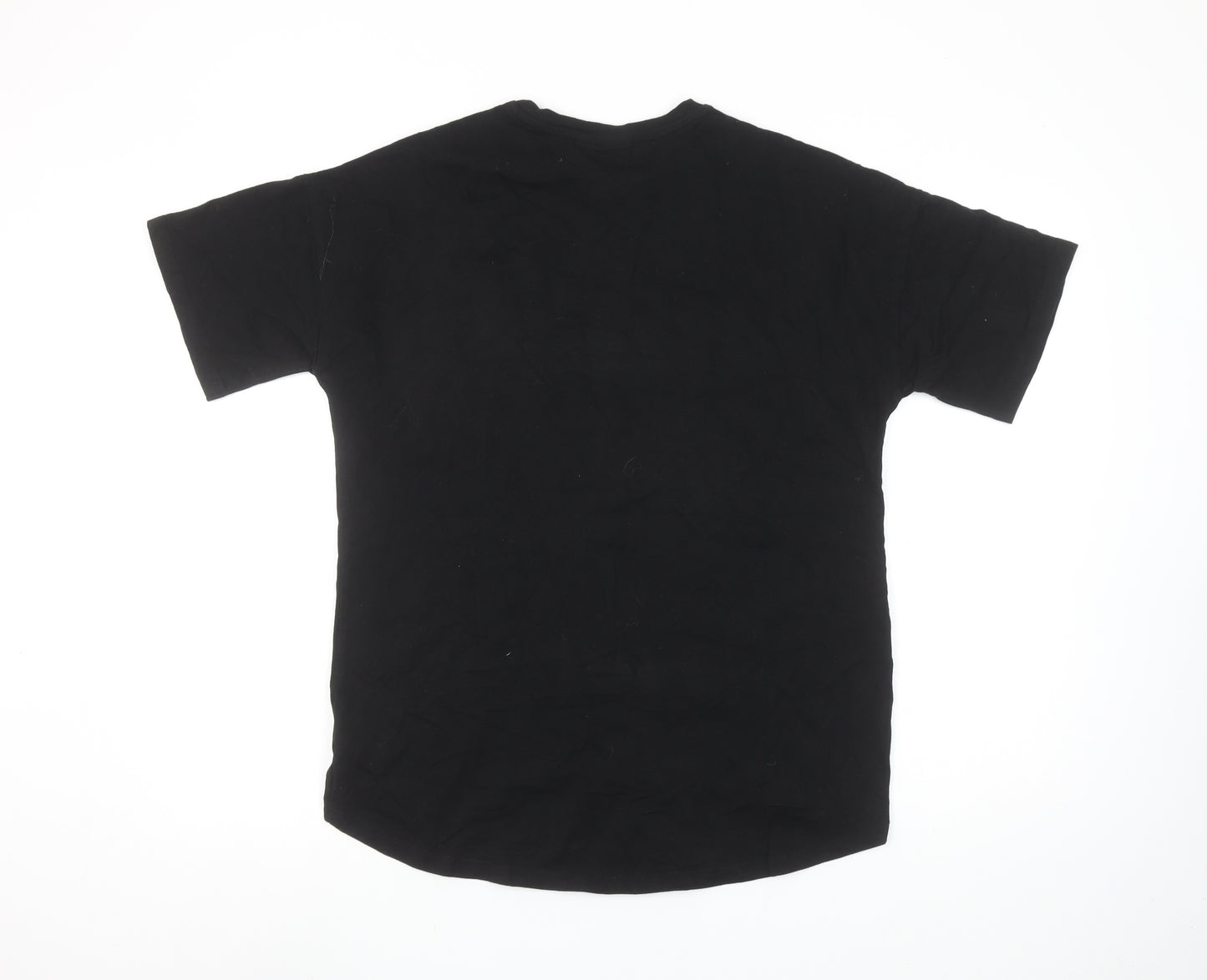 Primark Marvel Black Widow Black T-Shirt Womens 2XS Cotton Graphic