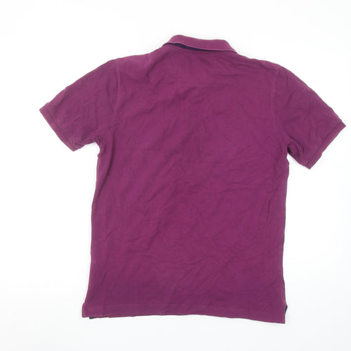 Joules Men's Purple Classic Fit Cotton Polo Shirt Size S