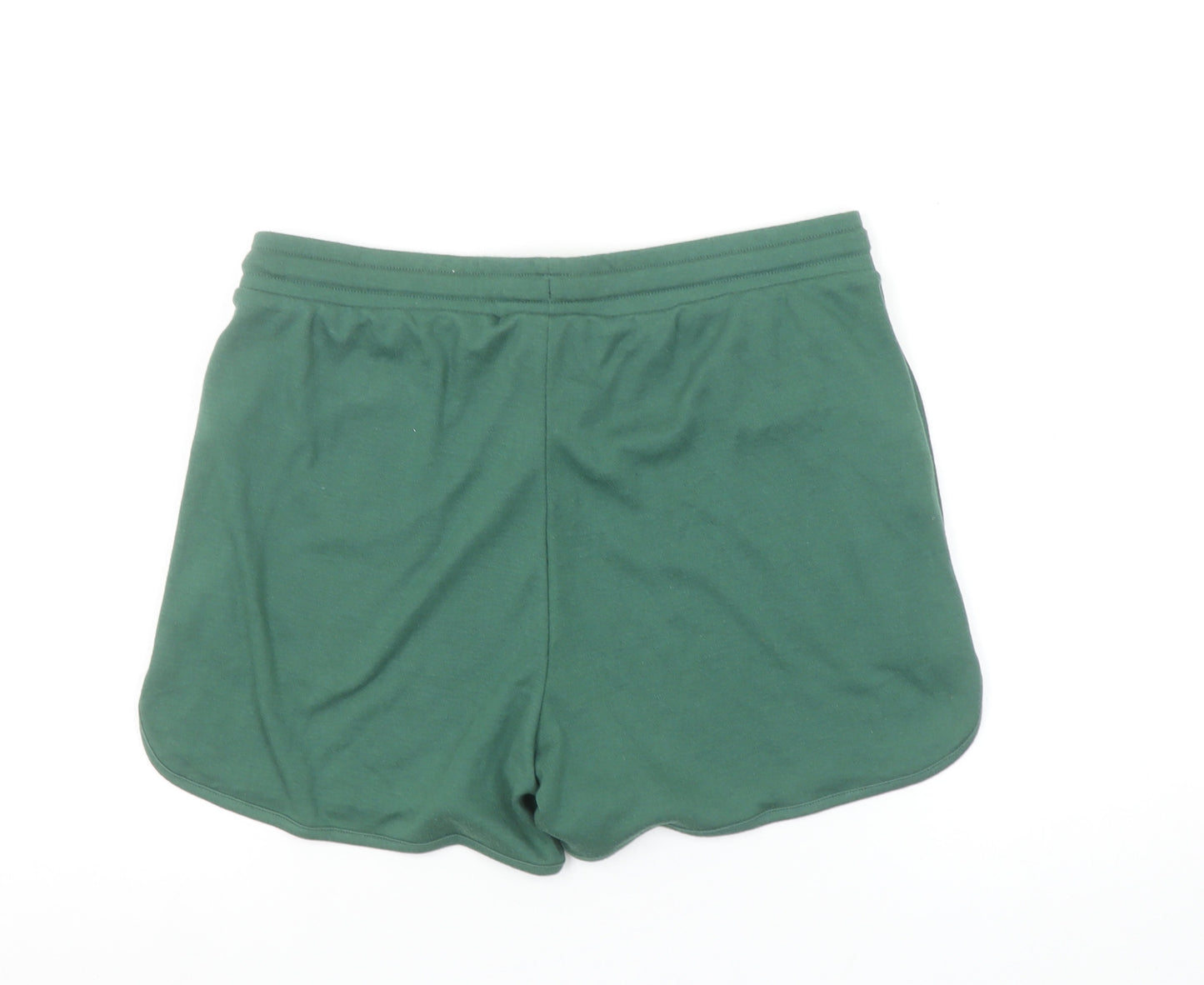 Slazenger Women's Green Biker Shorts Size 10 Drawstring Activewear