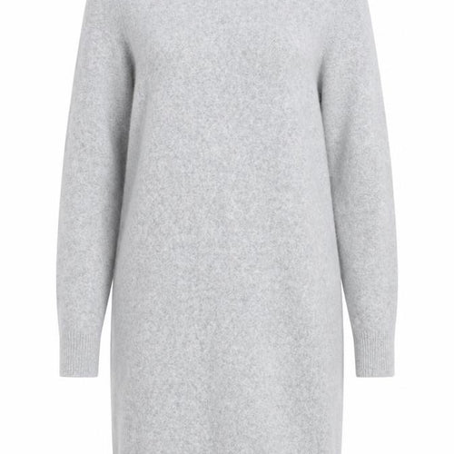 Vero Moda Women Grey Knit Jumper Dress XS Long Sleeve Winter