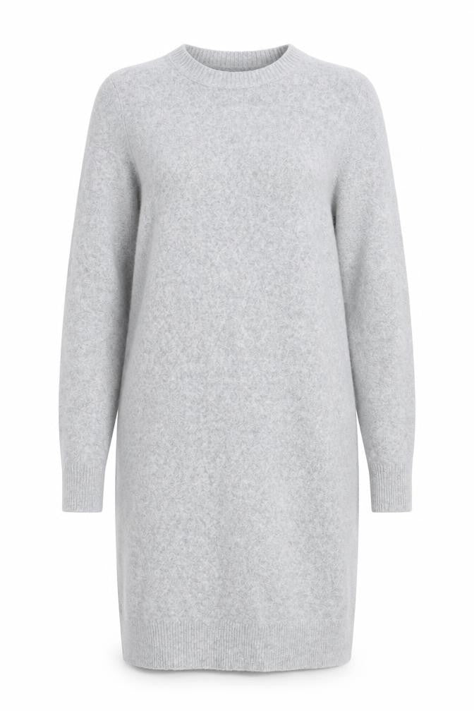 Vero Moda Women Grey Knit Jumper Dress XS Long Sleeve Winter