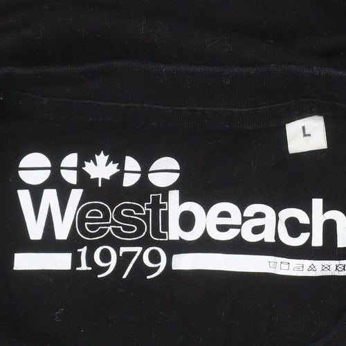 Westbeach Men’s Black Short Sleeve Graphic T-Shirt Size L