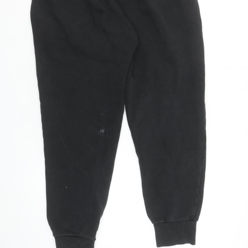 Puma Women’s Black Jogger Sweatpants M Fleece Elastic Waist