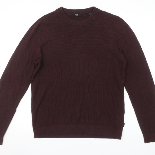 Jack & Jones Men’s Brown Small Crew Neck Knit Jumper Pullover