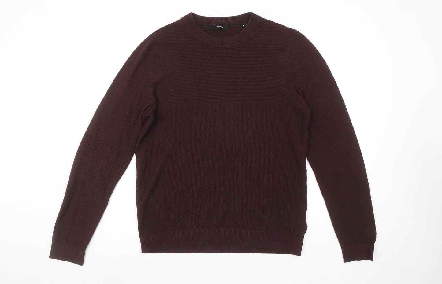 Jack & Jones Men’s Brown Small Crew Neck Knit Jumper Pullover