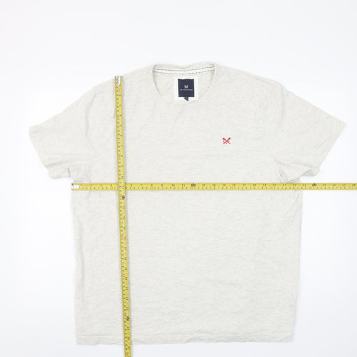 Crew Clothing Company Men's Beige XXL Short Sleeve Crew Neck T-Shirt