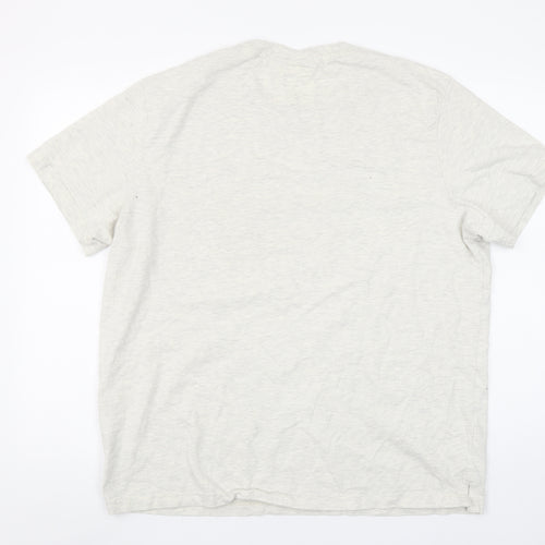 Crew Clothing Company Men's Beige XXL Short Sleeve Crew Neck T-Shirt