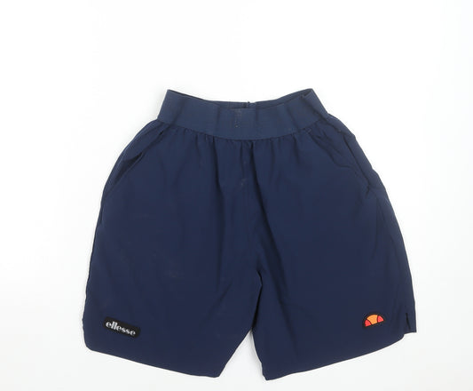 Ellesse Womens Blue L Athletic Activewear Shorts