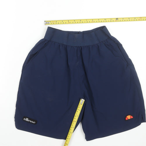 Ellesse Womens Blue L Athletic Activewear Shorts
