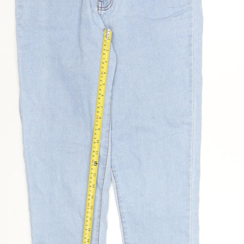 Don't Think Twice Women's Blue Mom Jeans Size 12 High Rise Denim