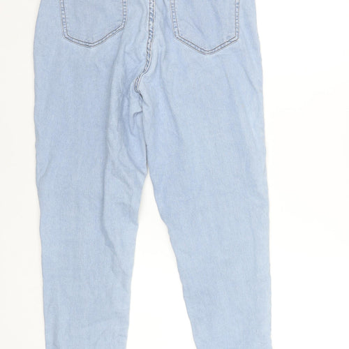 Don't Think Twice Women's Blue Mom Jeans Size 12 High Rise Denim