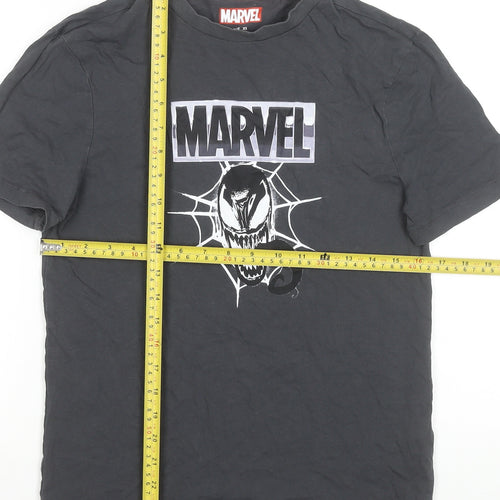 Marvel Women’s Black Venom Graphic Cotton T-Shirt XS