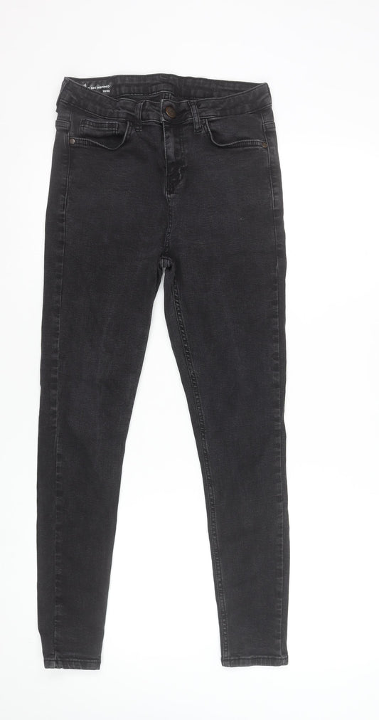 Bee Inspired Men's Black Skinny Jeans 30/30 Cotton Denim