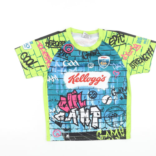 Azzurri Boys Multicoloured Kellogg’s Cool Camp Graphic Sports T-Shirt 2 Years