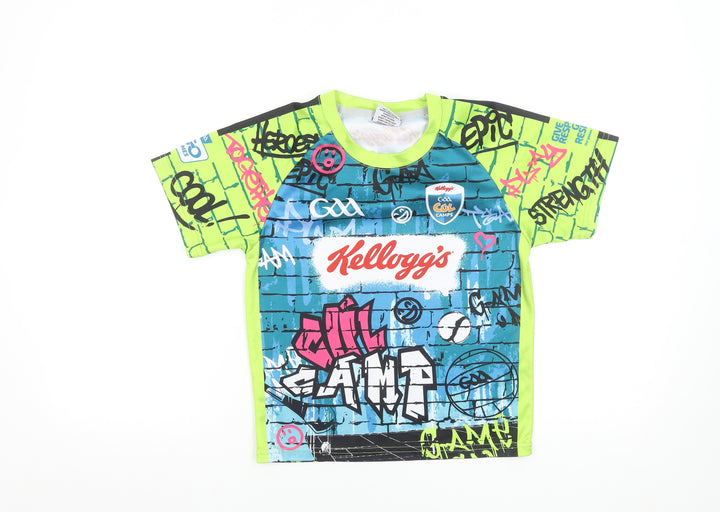 Azzurri Boys Multicoloured Kellogg’s Cool Camp Graphic Sports T-Shirt 2 Years