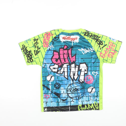 Azzurri Boys Multicoloured Kellogg’s Cool Camp Graphic Sports T-Shirt 2 Years