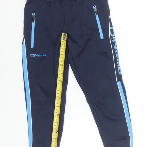 O'Neills Boys Navy Blue Jogger Sweatpants Age 3-4 Elastic Waist Zip Pockets