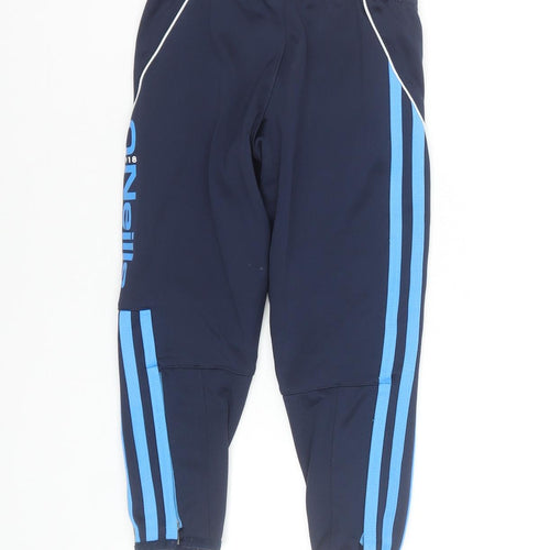 O'Neills Boys Navy Blue Jogger Sweatpants Age 3-4 Elastic Waist Zip Pockets