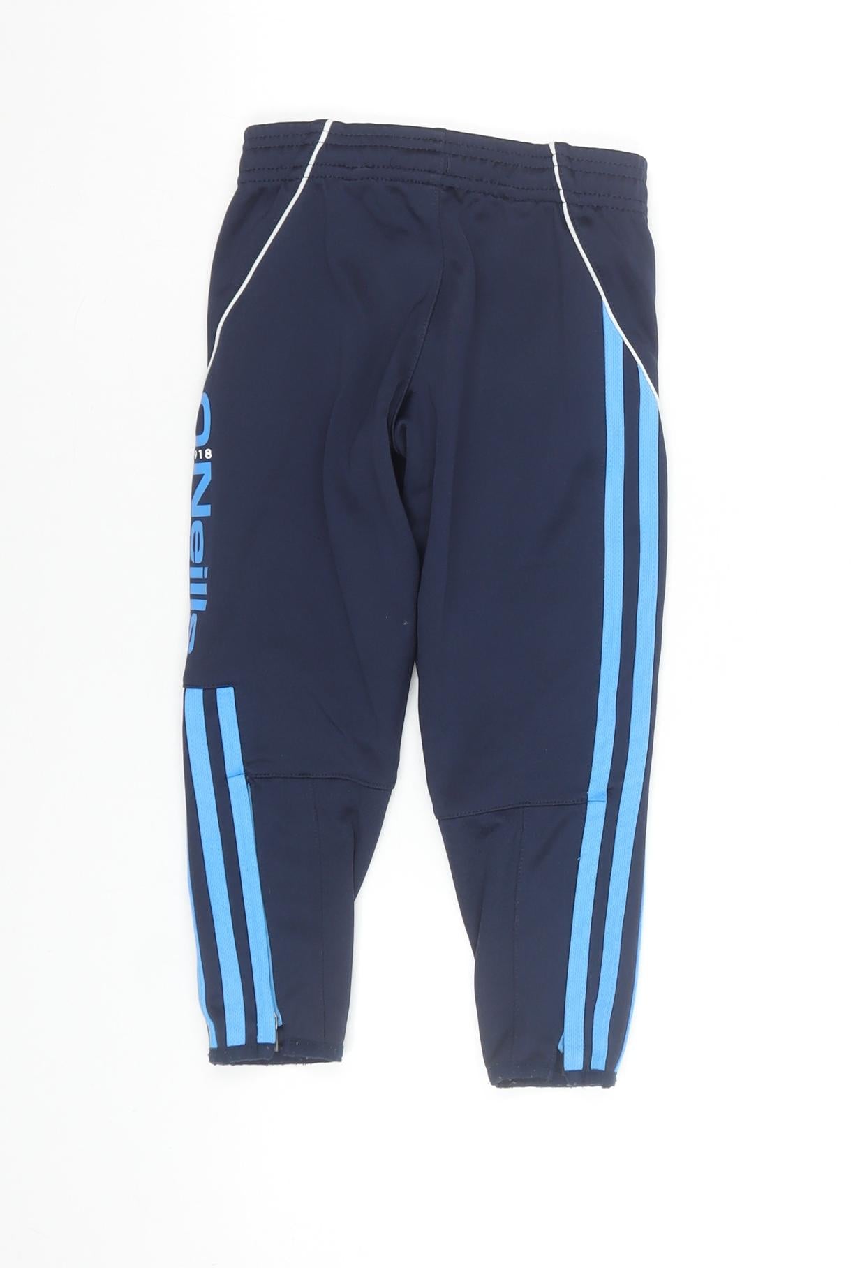 O'Neills Boys Navy Blue Jogger Sweatpants Age 3-4 Elastic Waist Zip Pockets