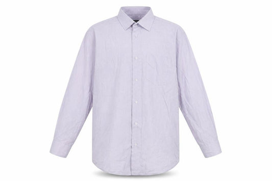 Dunnes Stores Men's Purple Regular Fit Long Sleeve Dress Shirt 16.5in